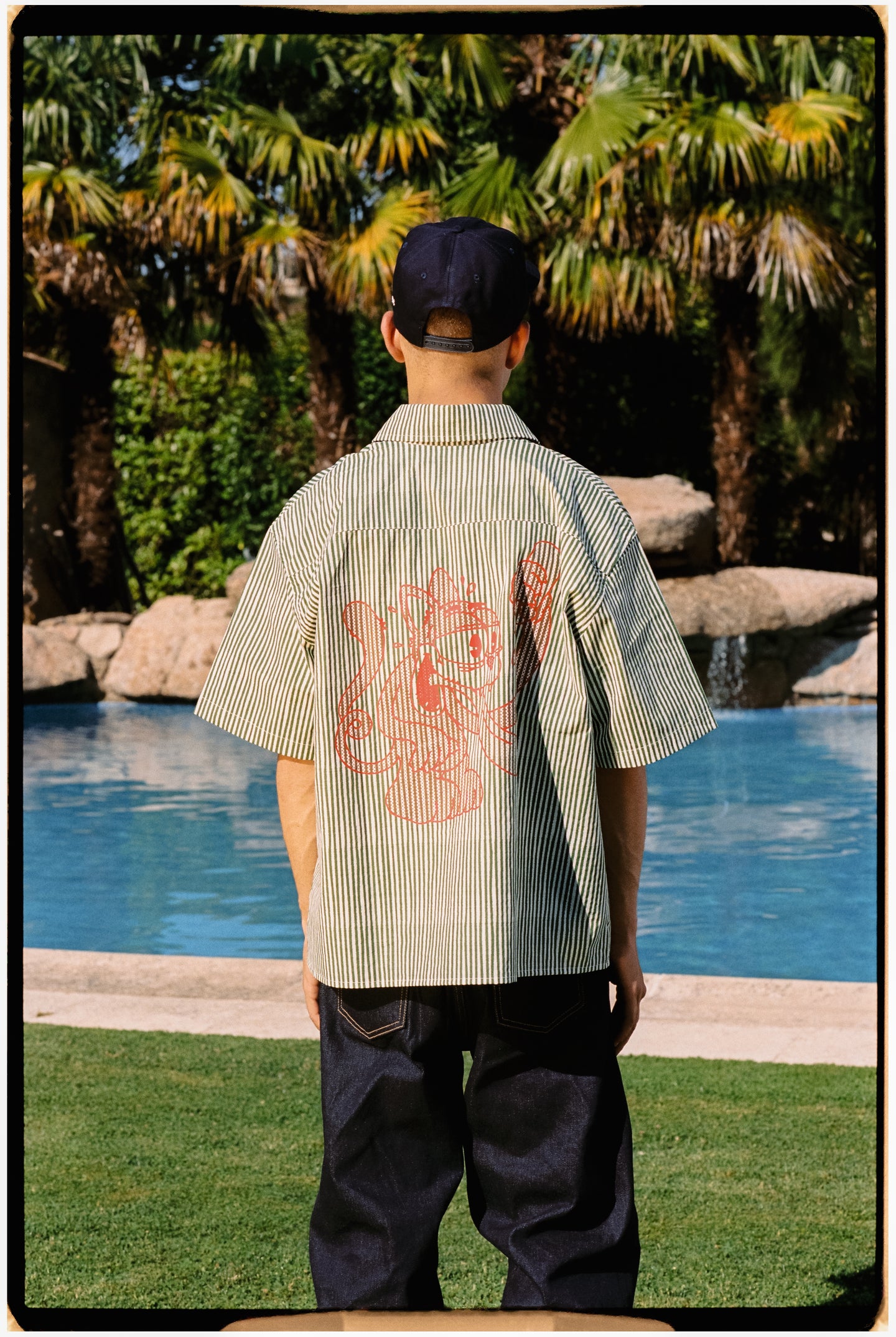 MARKER LINES SHIRT GREEN